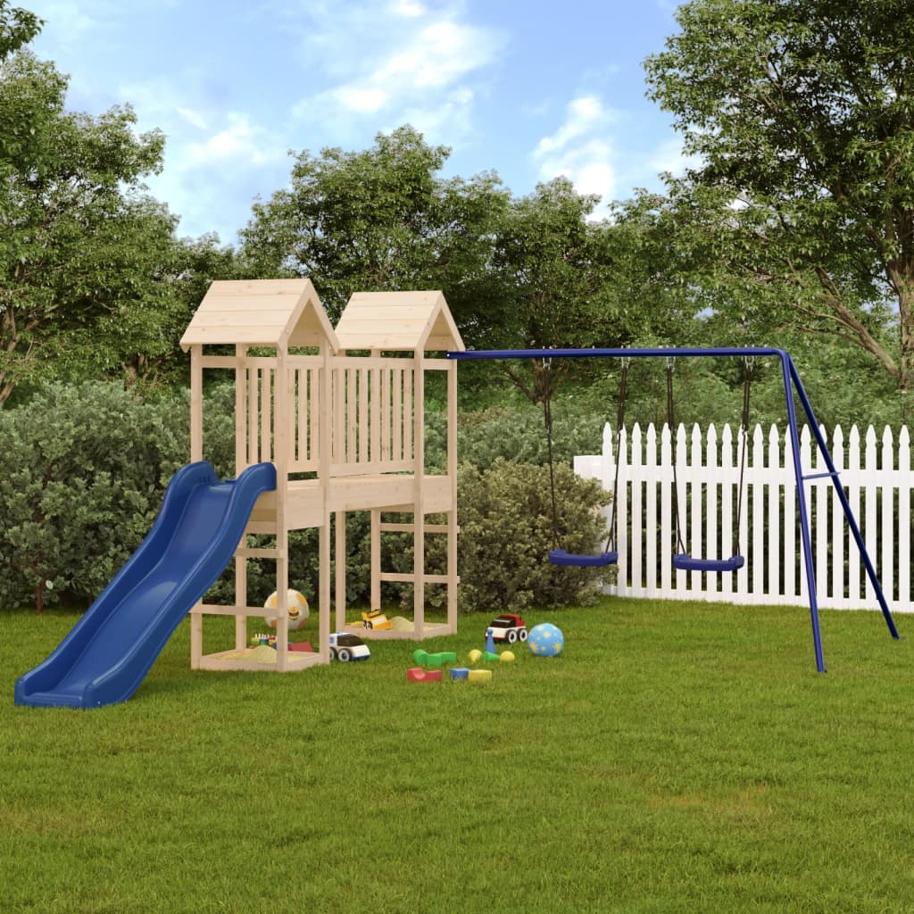 VidaXL Playhouse en bois de pin massif