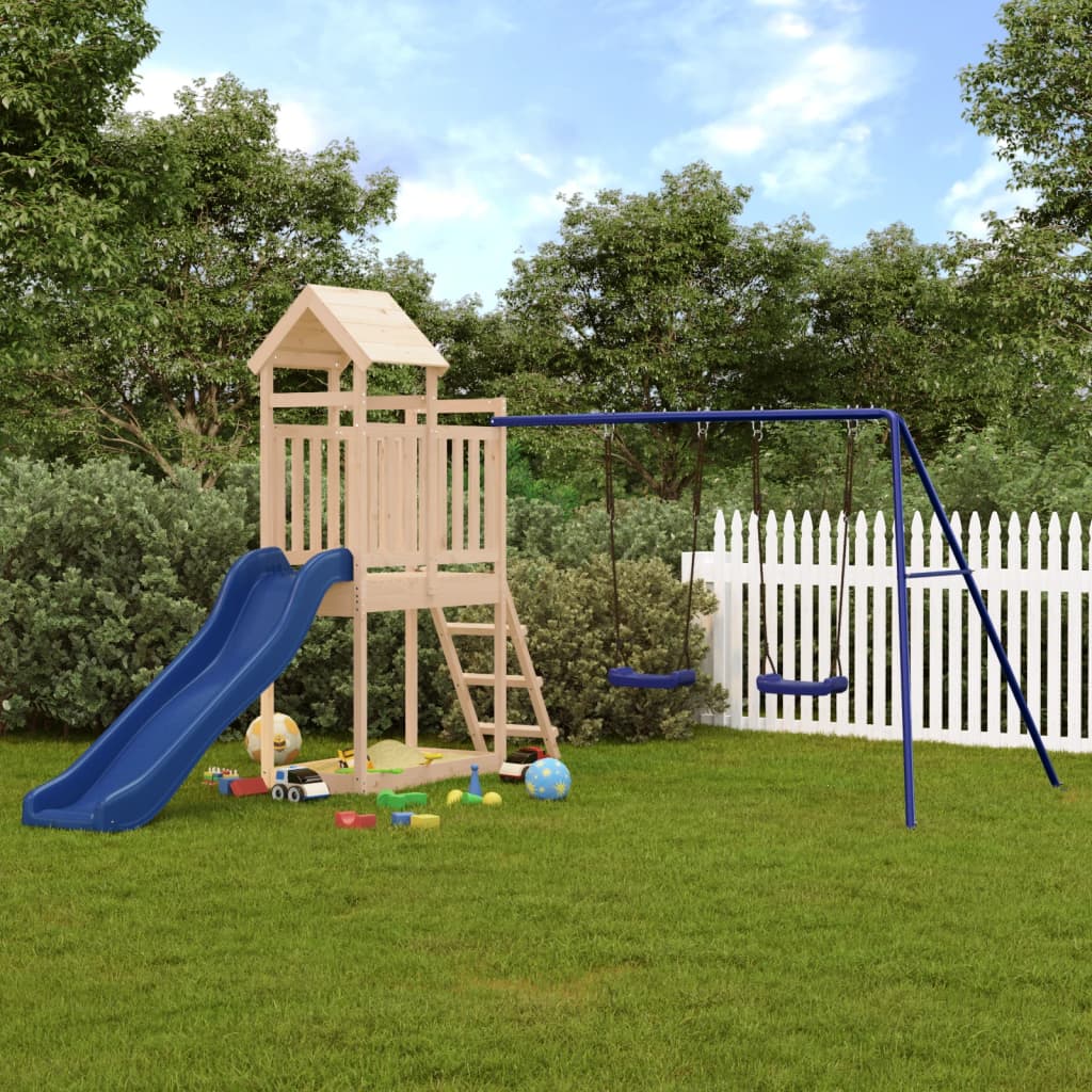 VidaXL Playhouse en bois de pin massif