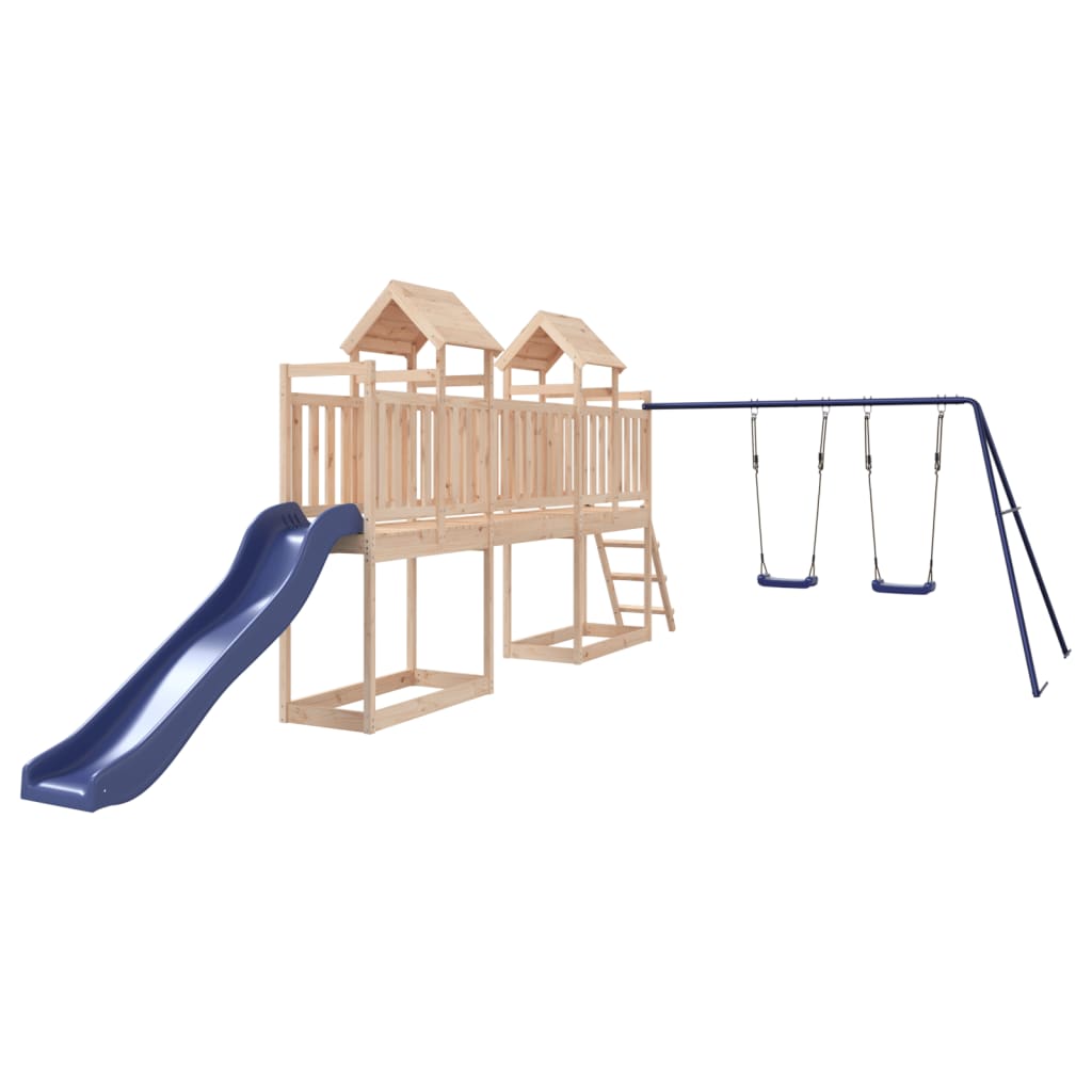 VidaXL Playhouse en bois de pin massif