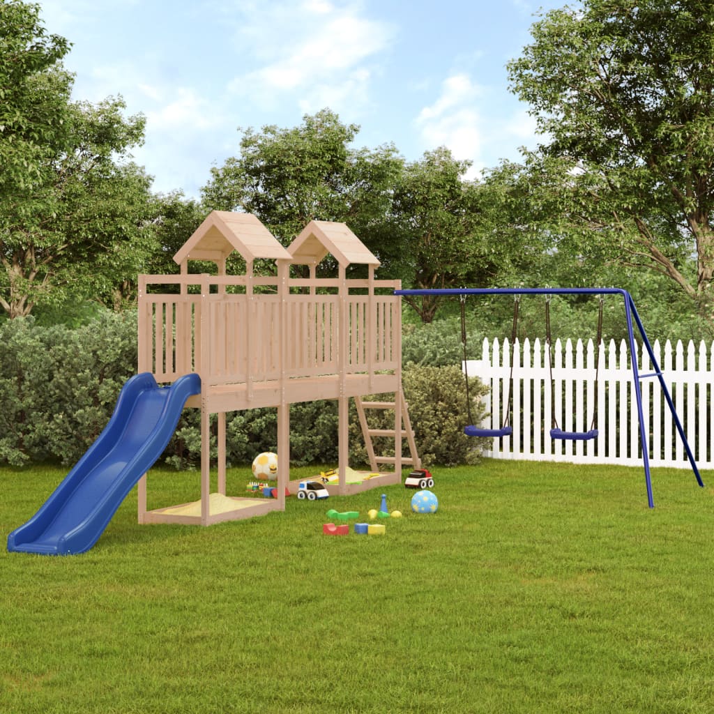 VidaXL Playhouse en bois de pin massif