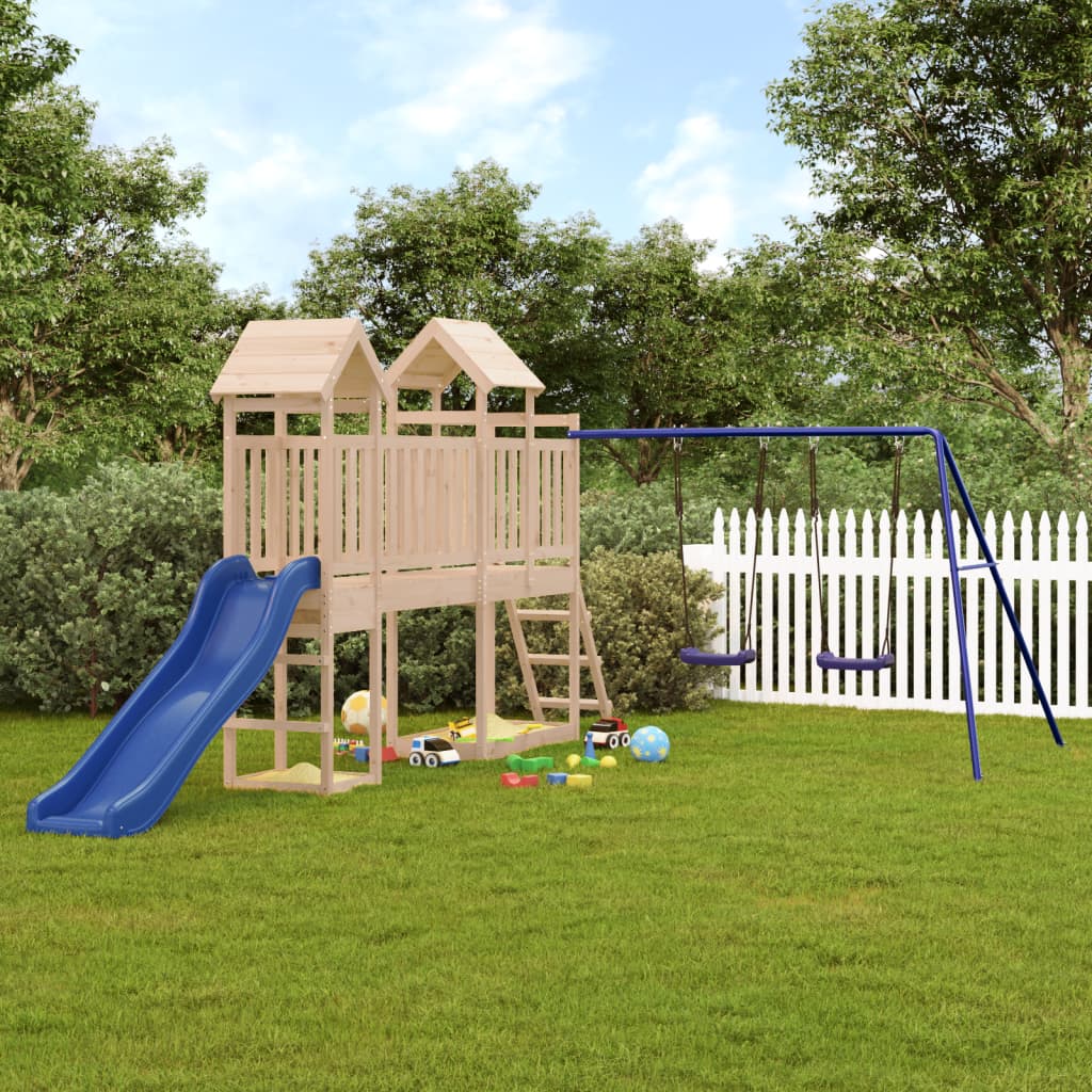 VidaXL Playhouse en bois de pin massif