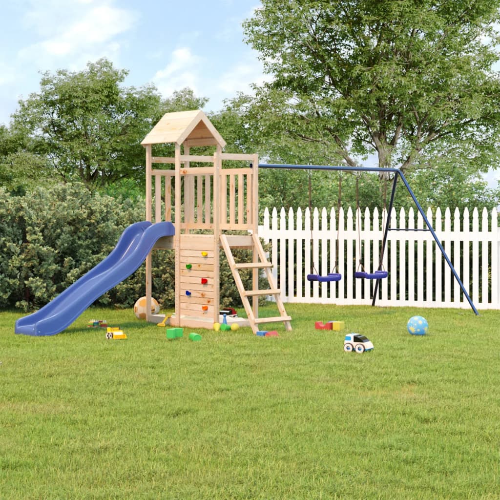 VidaXL Playhouse en bois de pin massif