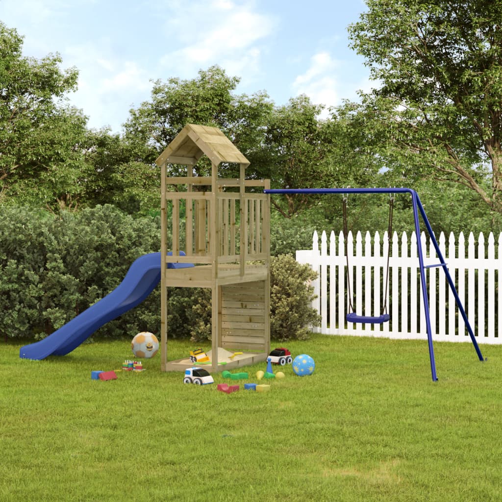 VidaXL Playhouse bois de pin imprégné