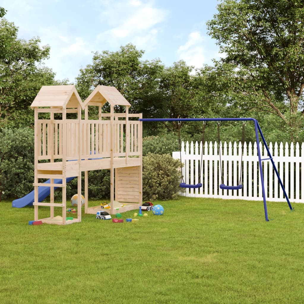 VidaXL Playhouse en bois de pin massif