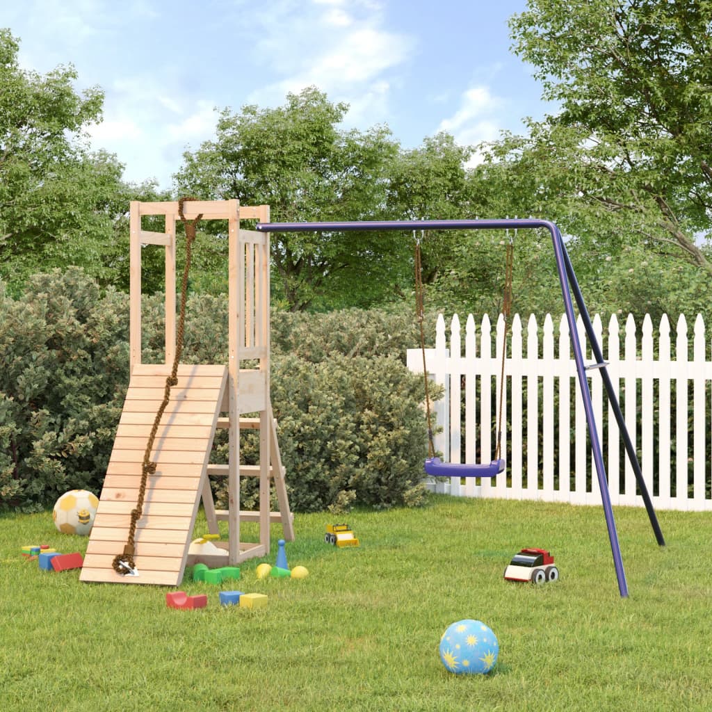 VidaXL Playhouse en bois de pin massif