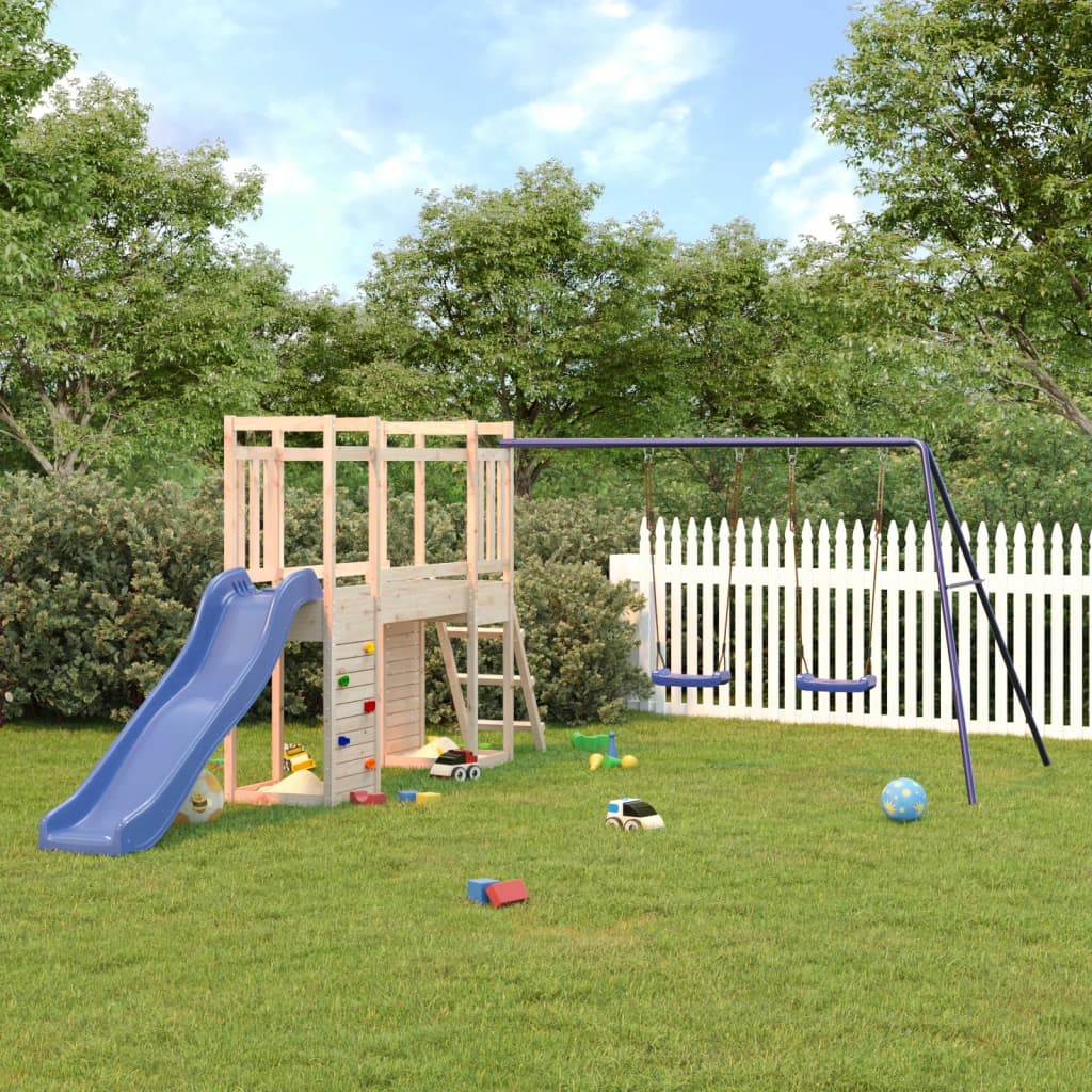 VidaXL Playhouse en bois de pin massif