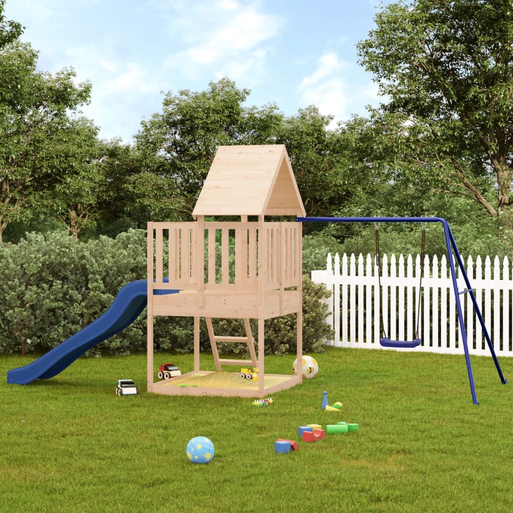 VidaXL Playhouse en bois de pin massif