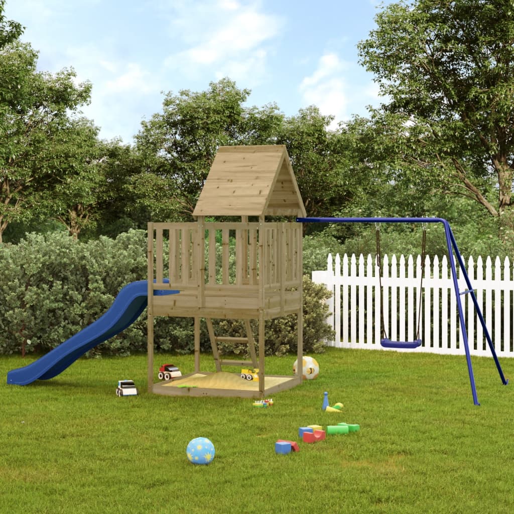 VidaXL Playhouse bois de pin imprégné