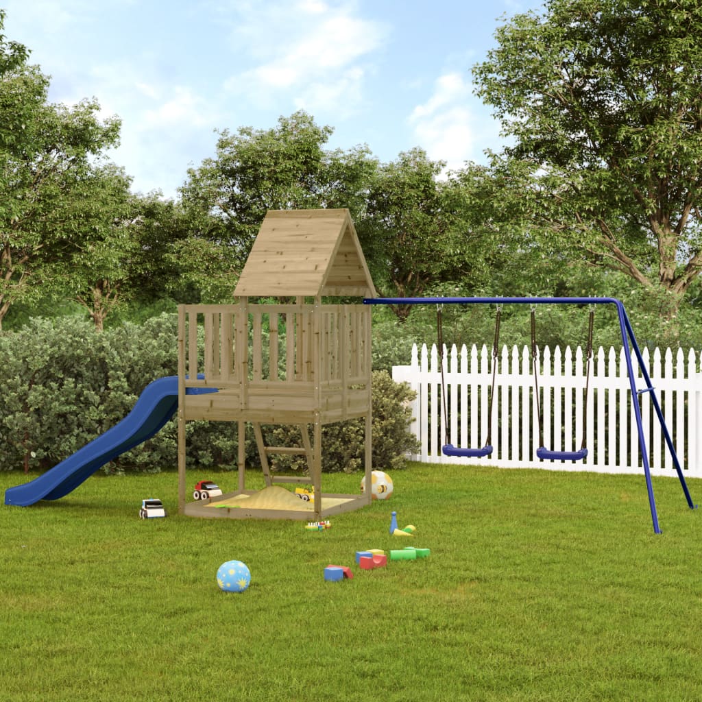 VidaXL Playhouse bois de pin imprégné