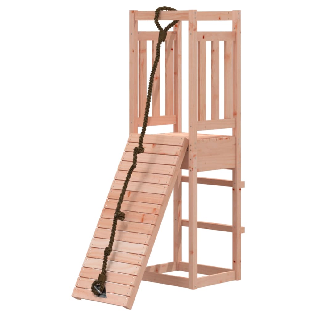 VidaXL Playhouse avec mur d'escalade en bois de Douglas massif