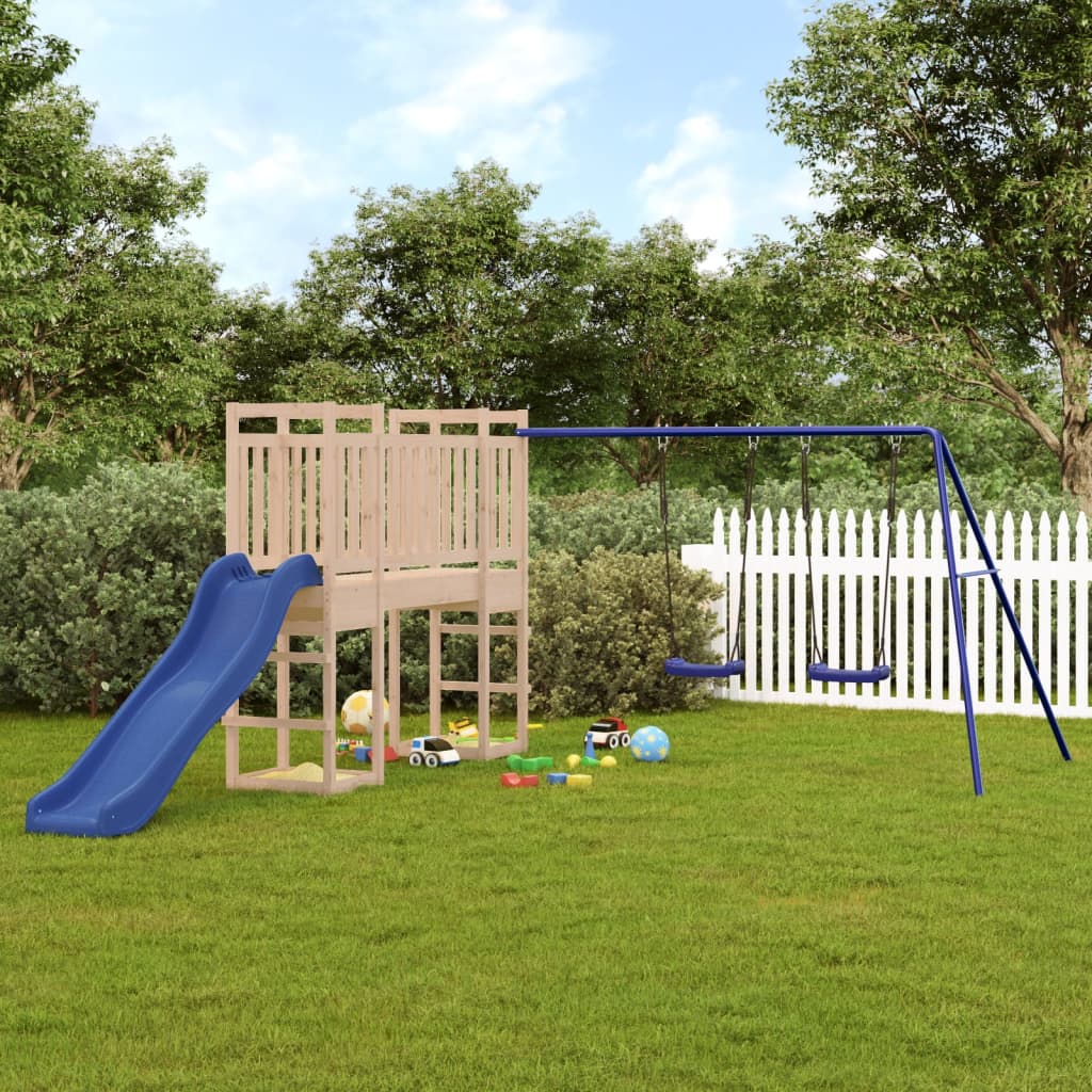 VidaXL Playhouse en bois de pin massif