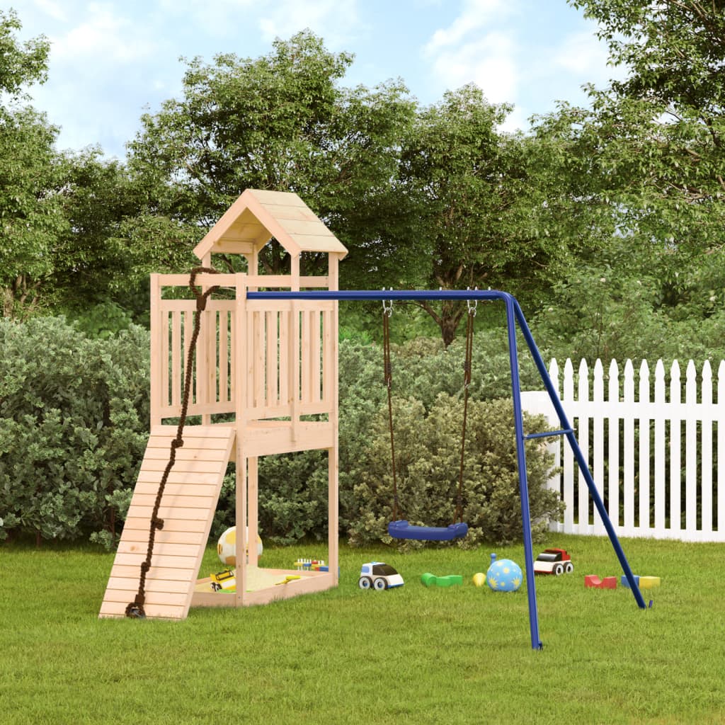 VidaXL Playhouse en bois de pin massif