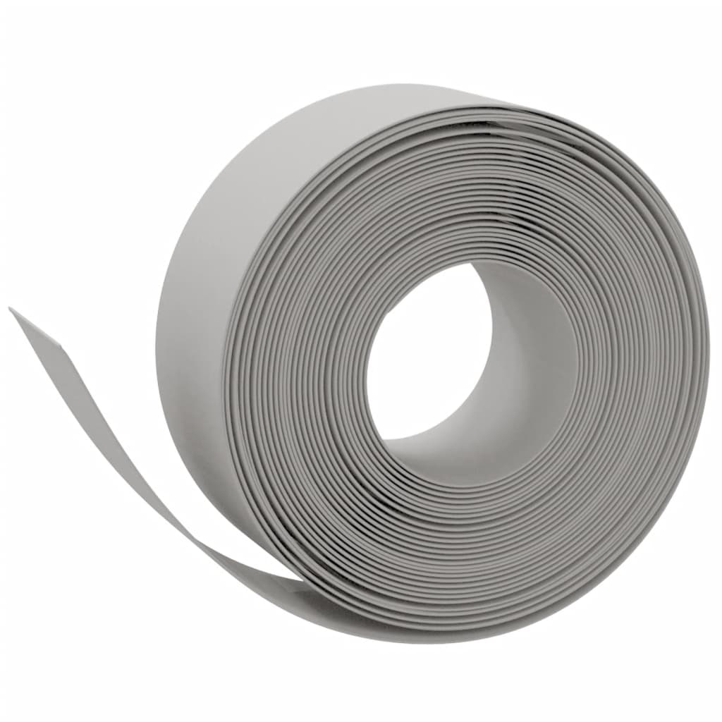 VidaXL Bordure de jardin 2 pcs 10 m 20 cm polyéthylène gris