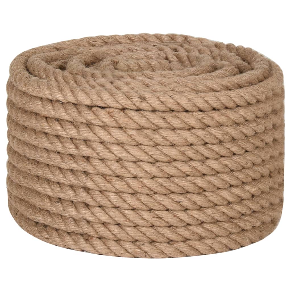 Corde Vidaxl 50 m de long jute 16 mm d'épaisseur
