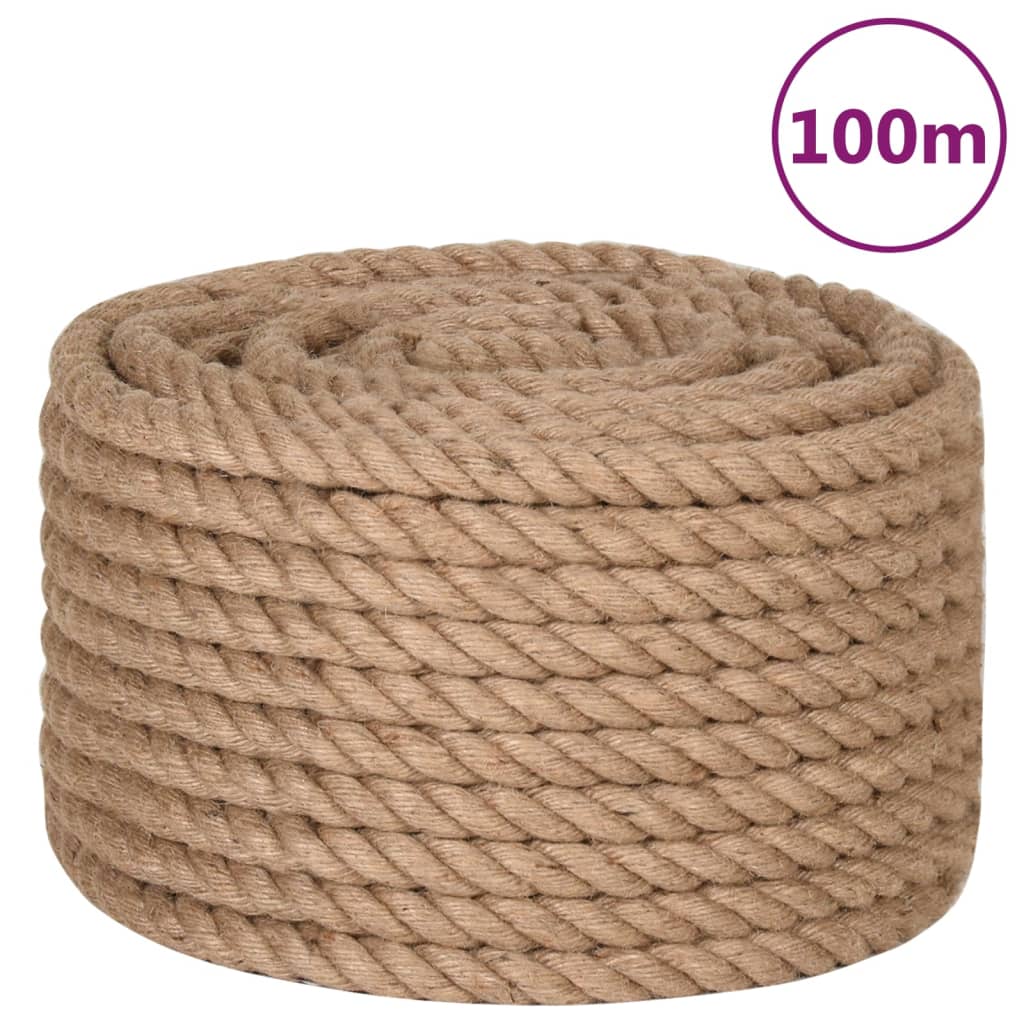 Corde Vidaxxl 100 m de long jute 16 mm d'épaisseur