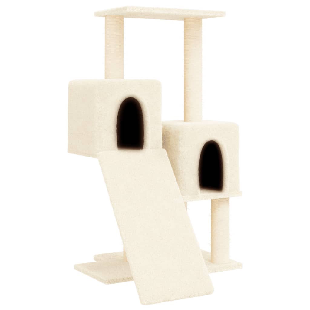 Vidaxl Cat Furniture avec Sisal Scratch Posts 82 cm Crème -Colored