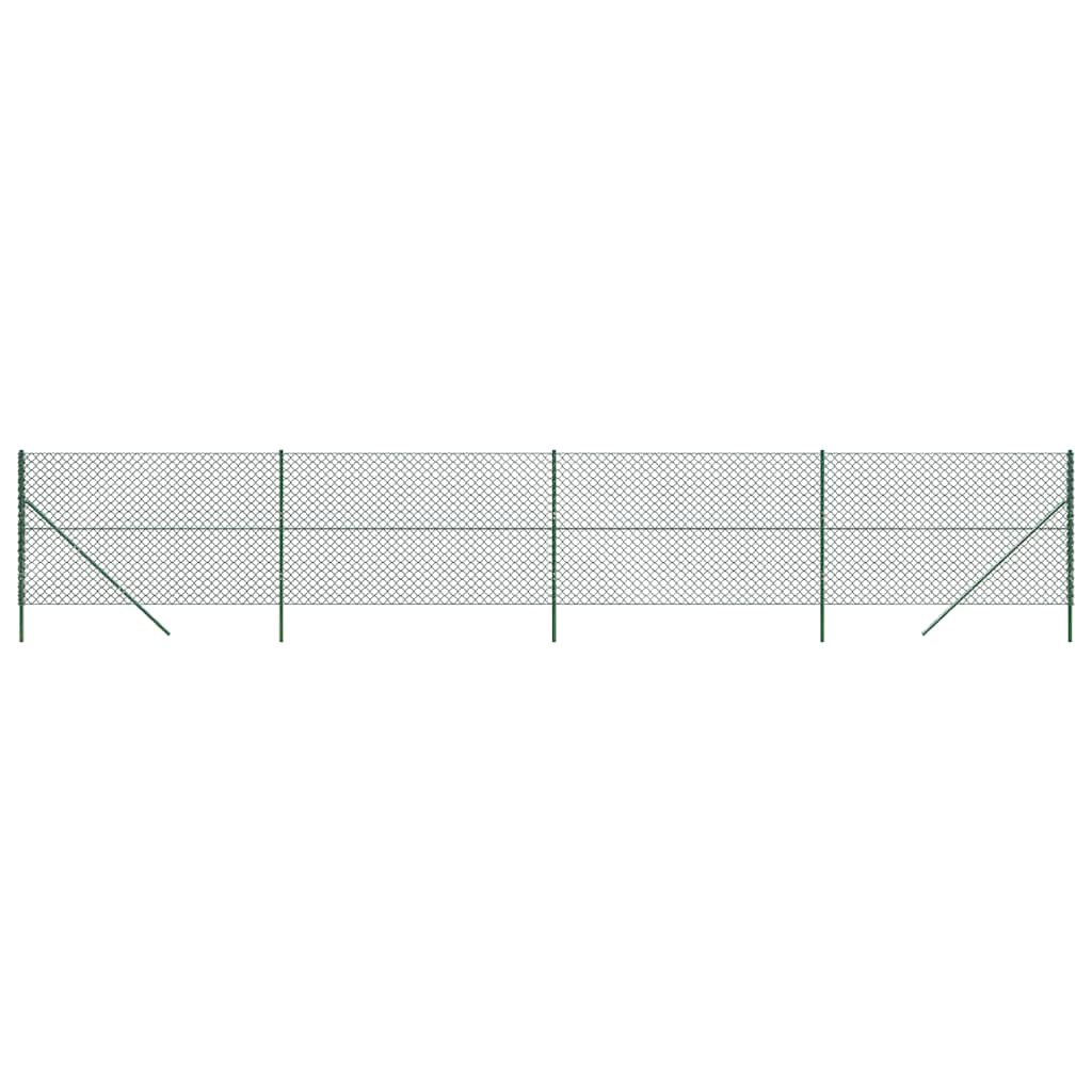 Clôture grillagée Vidaxxl 2,2x10 m vert