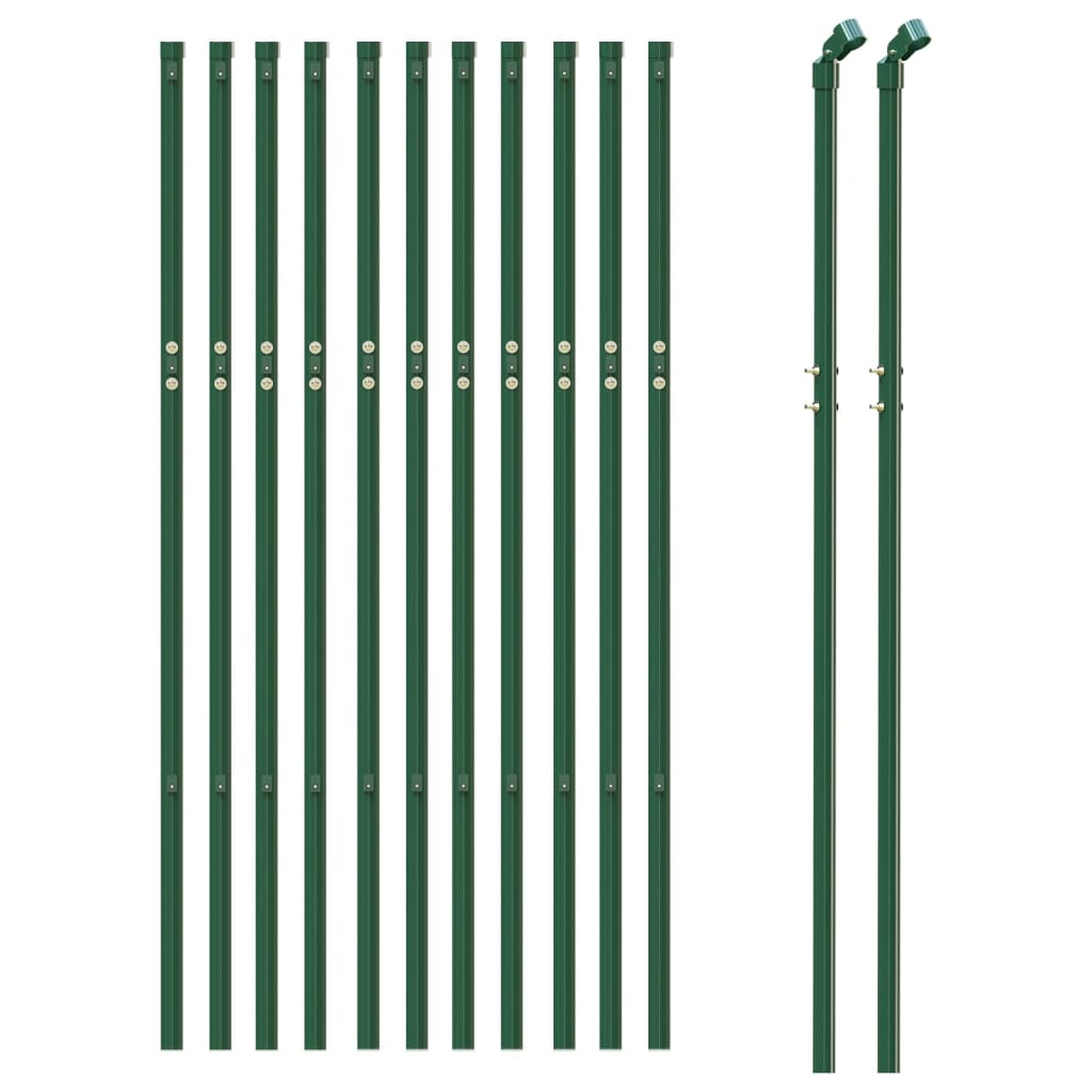 Clôture grillagée Vidaxxl 0,8x25 m vert