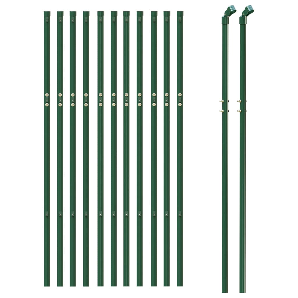 Clôture grillagée Vidaxxl 1,1x25 m vert