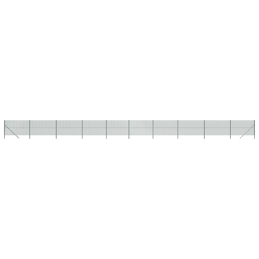 VidaXL Clôture grillagée 1,4x25 m vert
