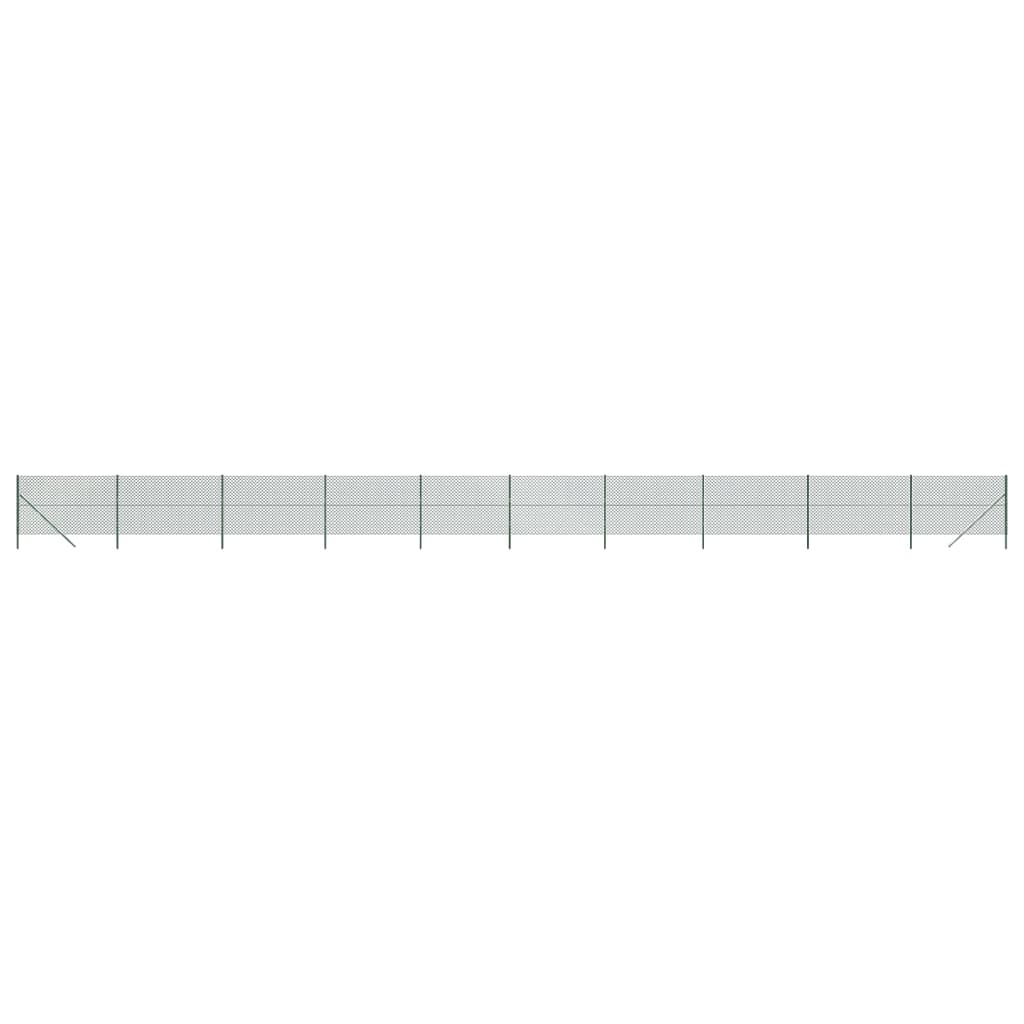 VidaXL Clôture grillagée 2x25 m vert