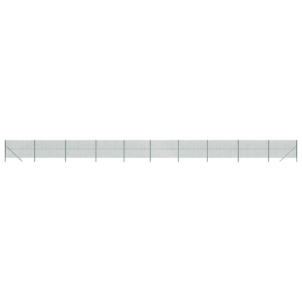 VidaXL Clôture grillagée 2,2x25 m vert