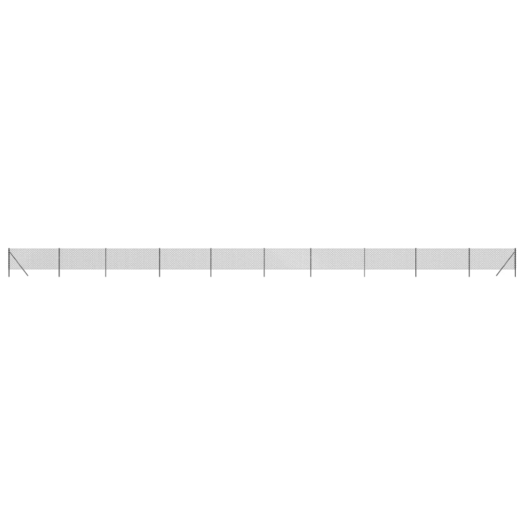 Clôture grillagée Vidaxxl 1,1x25 m anthracite