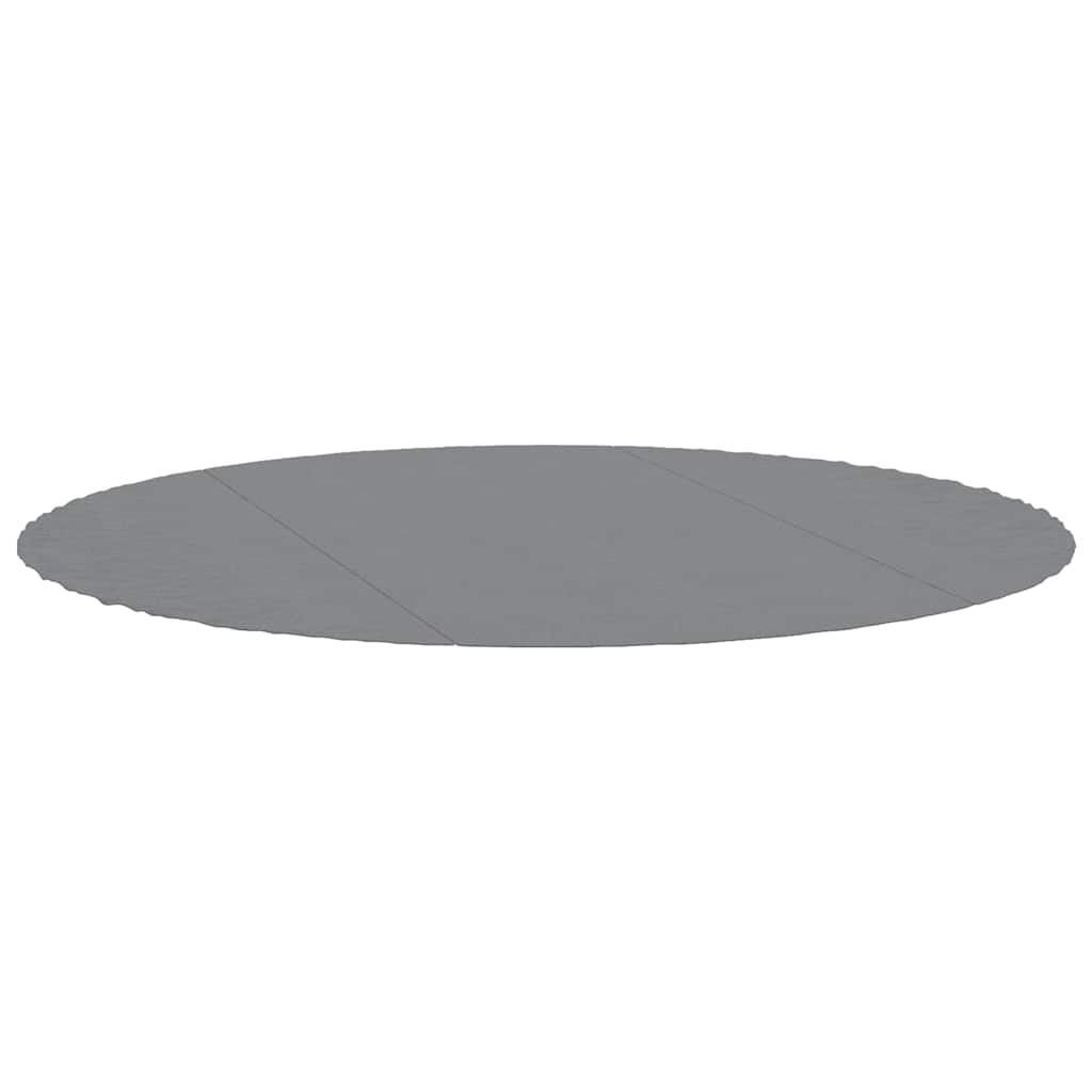 Vidaxx tapis de sol de piscine ø306 cm géotextile polyester gris clair