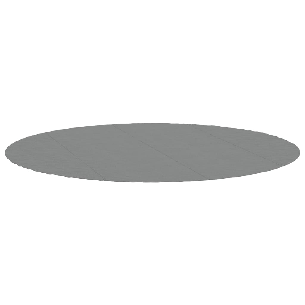 Vidaxx tapis de sol de piscine ø458 cm géotextile polyester gris clair