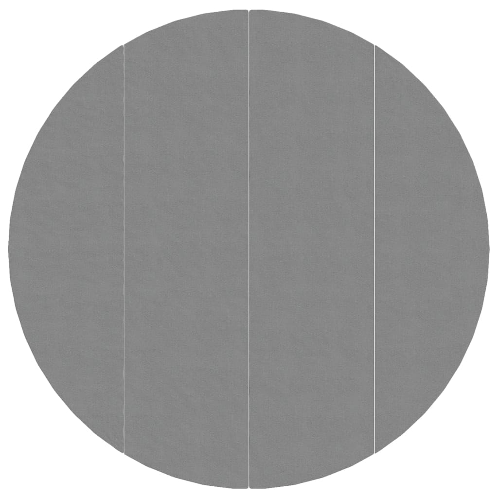 Vidaxx tapis de sol de piscine ø500 cm géotextile polyester gris clair