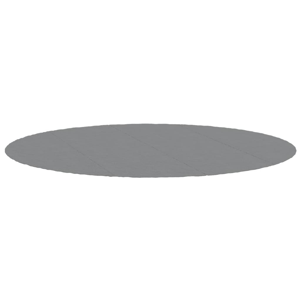 Vidaxx tapis de sol de piscine ø500 cm géotextile polyester gris clair