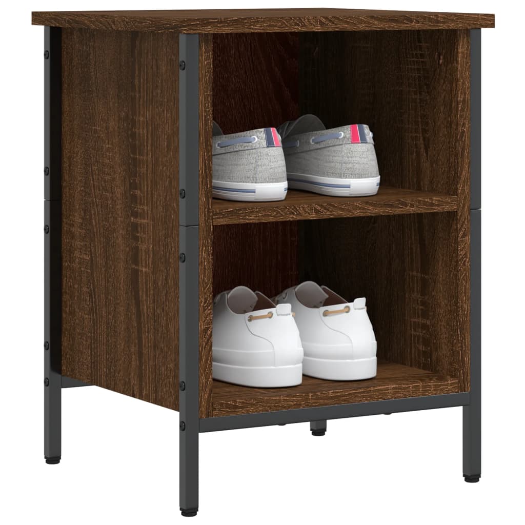 Vidaxx meuble à chaussures 38x35x50 cm bois fini couleur chêne marron