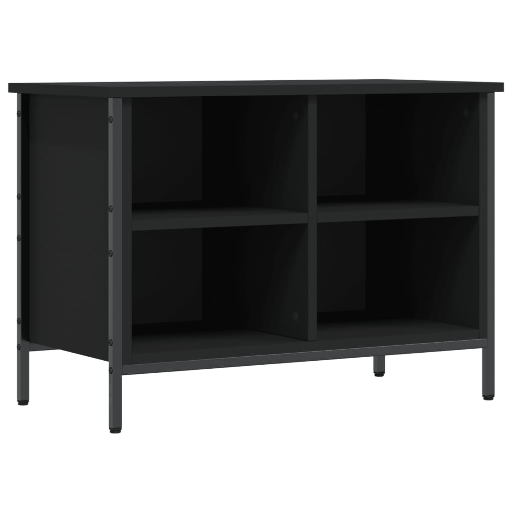 Vidaxx armoire à chaussures 69x35x50 cm bois fini noir