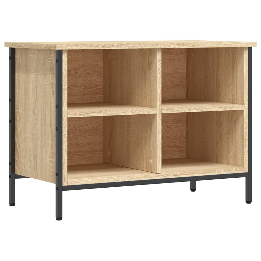 VidaXL armoire à chaussures 69x35x50 cm en dérivé du bois couleur chêne sonoma