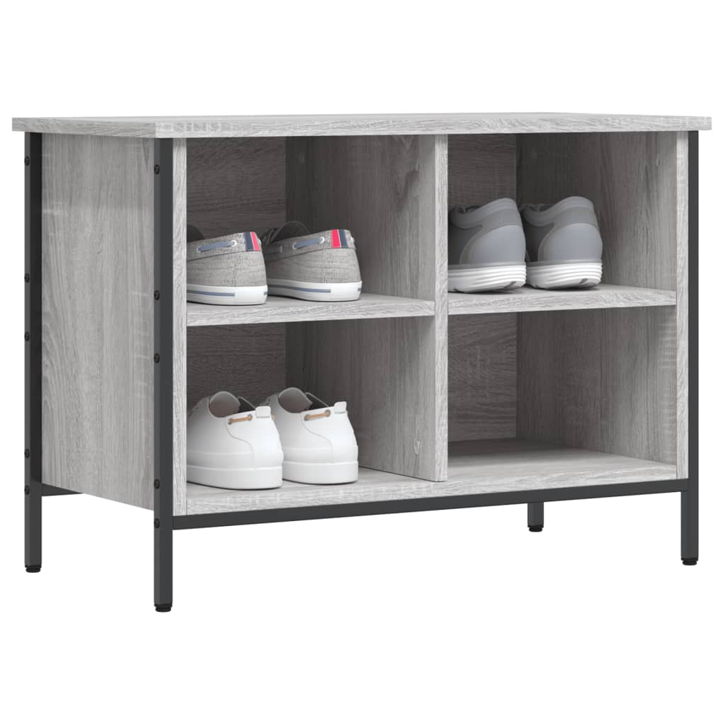 Vidaxx meuble à chaussures 69x35x50 cm dérivé du bois chêne sonoma gris