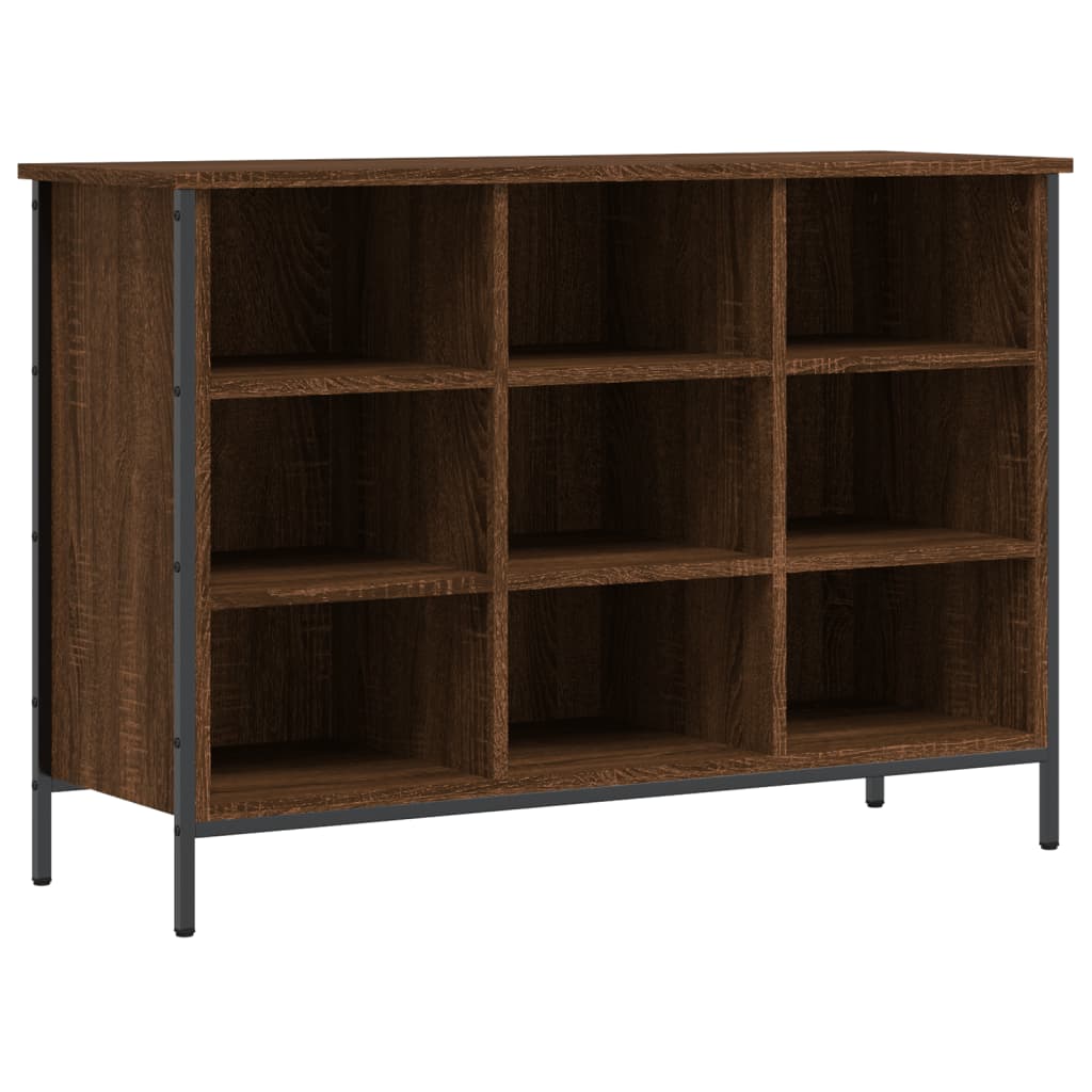 Vidaxx armoire à chaussures 100x35x70 cm bois fini couleur chêne marron
