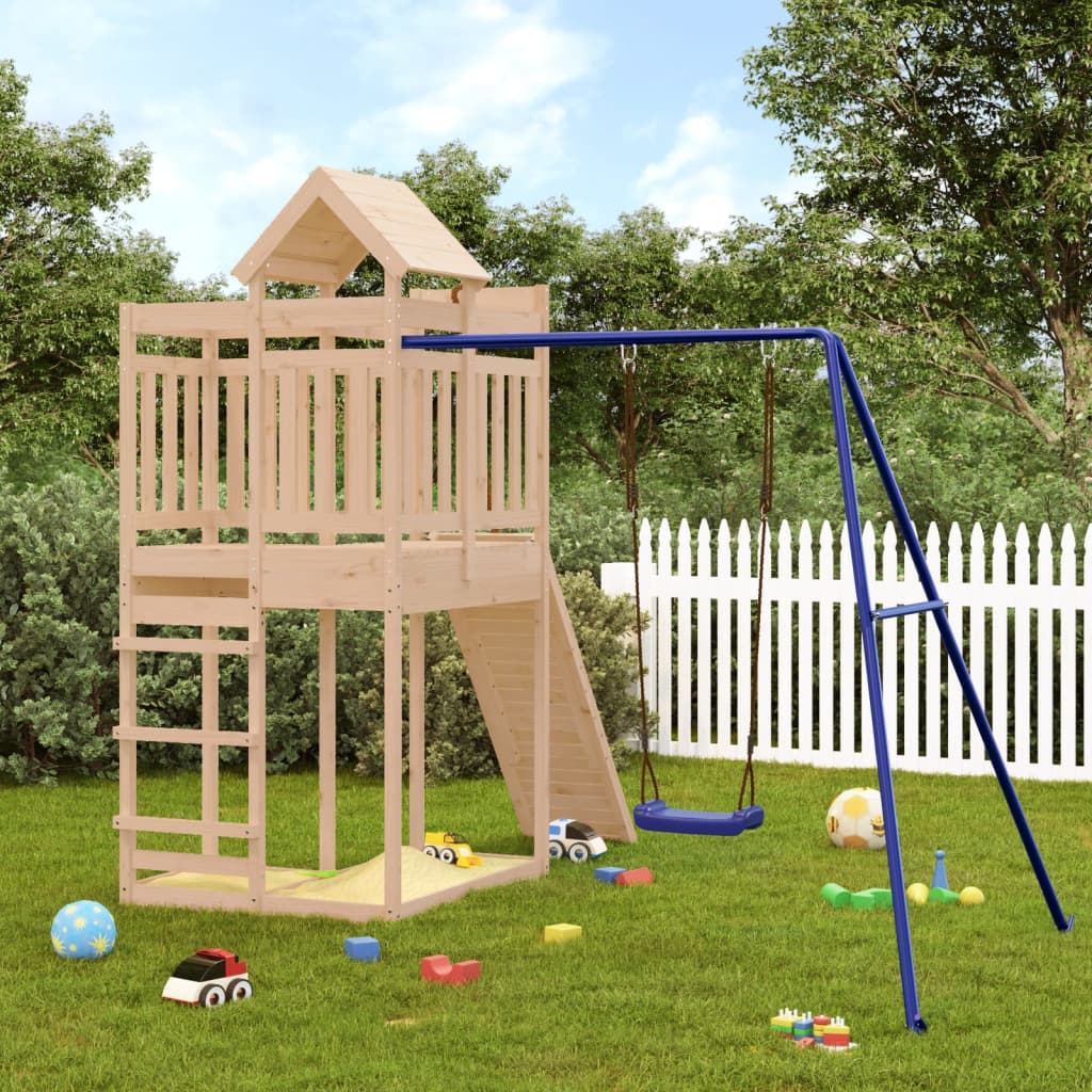 VidaXL Playhouse en bois de pin massif