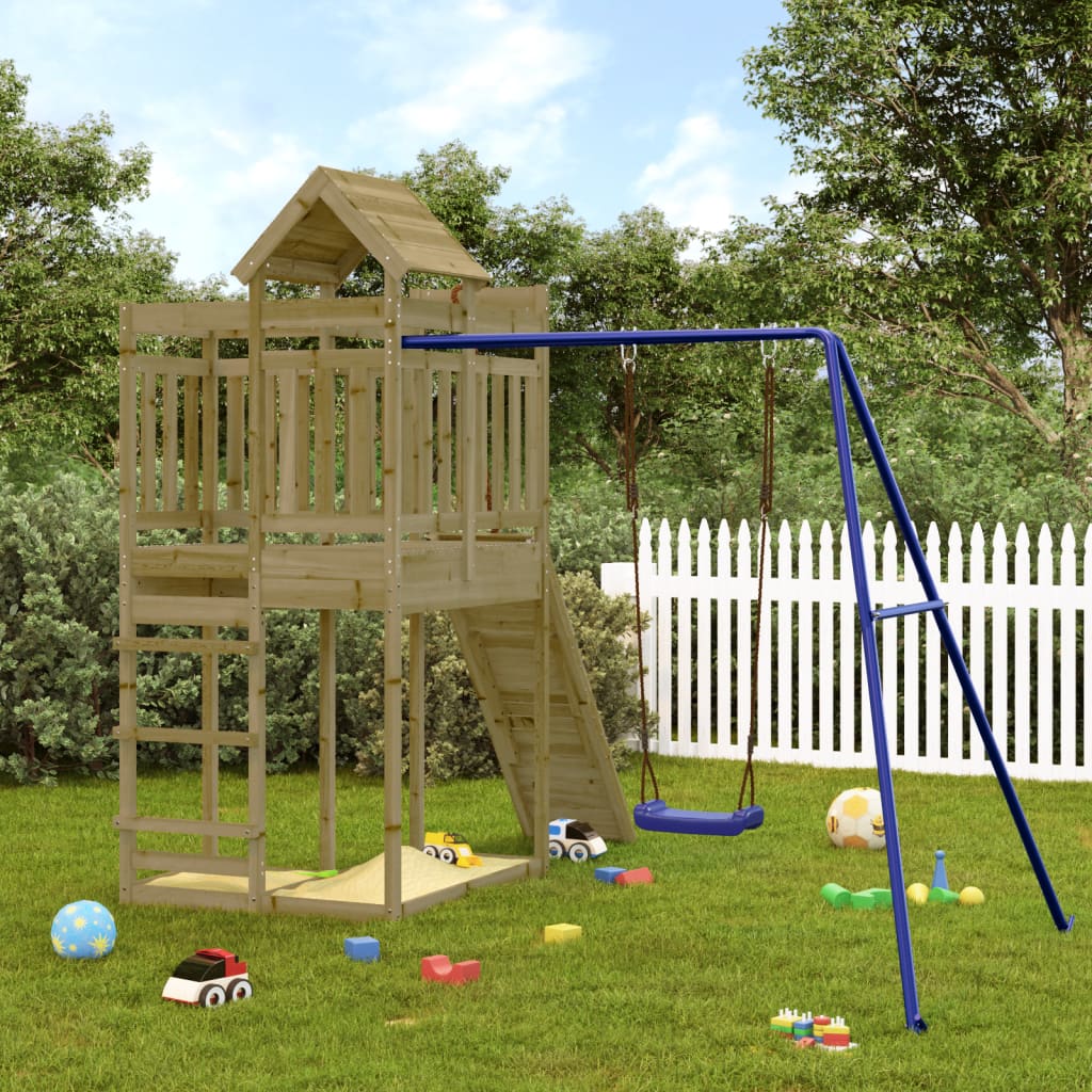 VidaXL Playhouse bois de pin imprégné