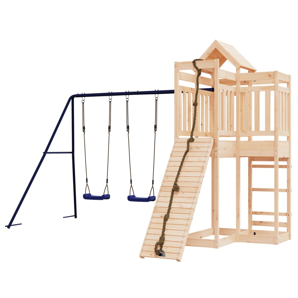 VidaXL Playhouse en bois de pin massif