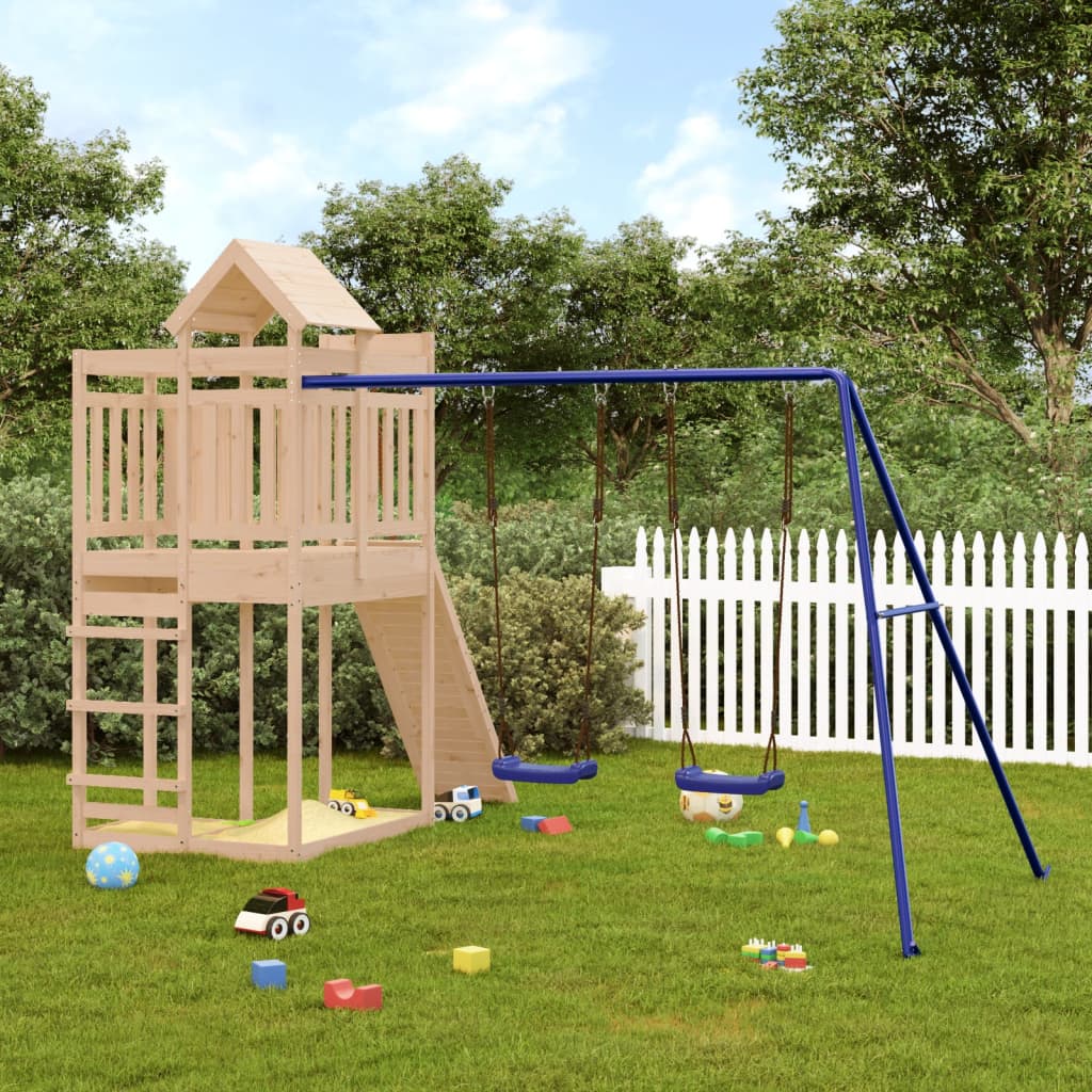VidaXL Playhouse en bois de pin massif