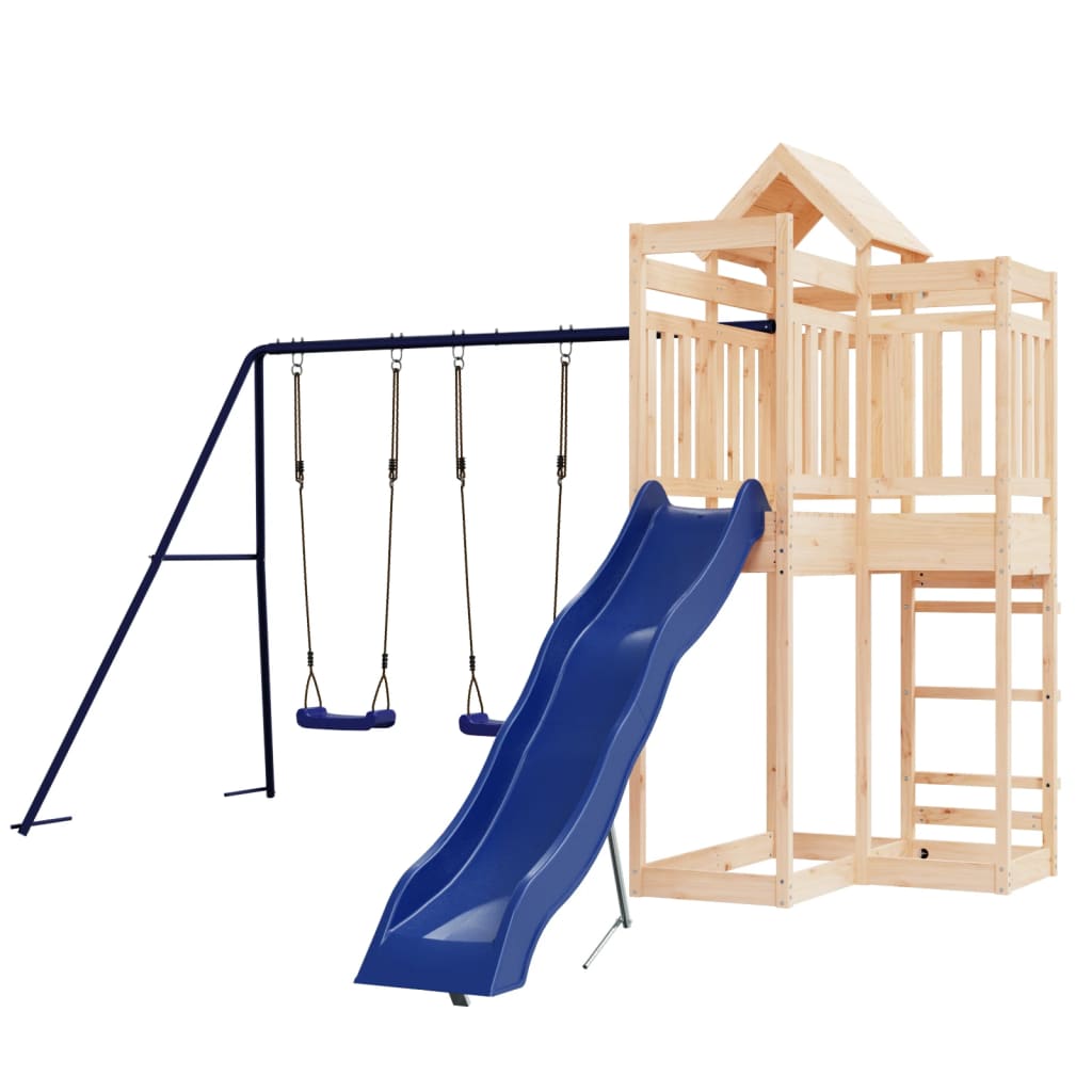 VidaXL Playhouse en bois de pin massif