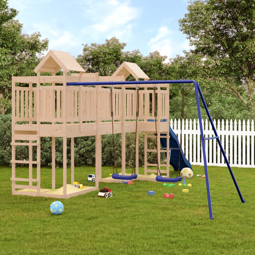 VidaXL Playhouse en bois de pin massif