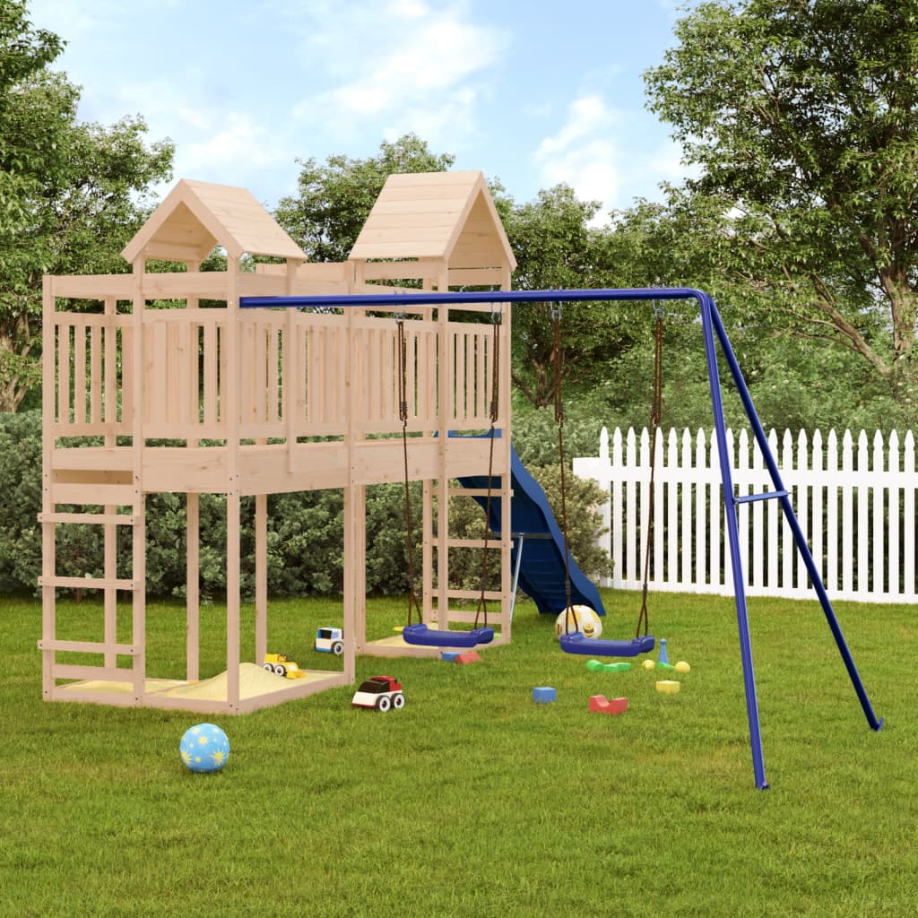 VidaXL Playhouse en bois de pin massif