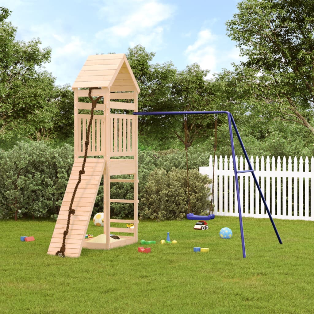 VidaXL Playhouse en bois de pin massif