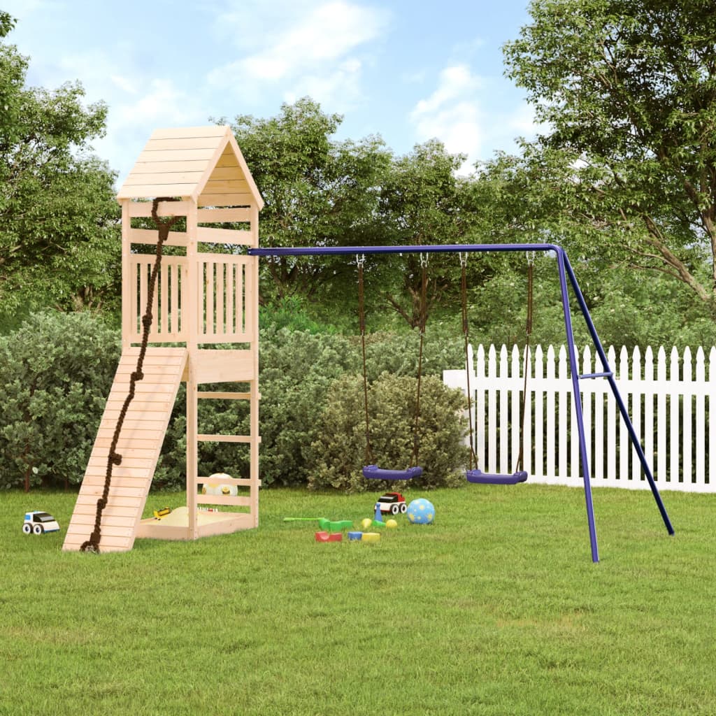 VidaXL Playhouse en bois de pin massif