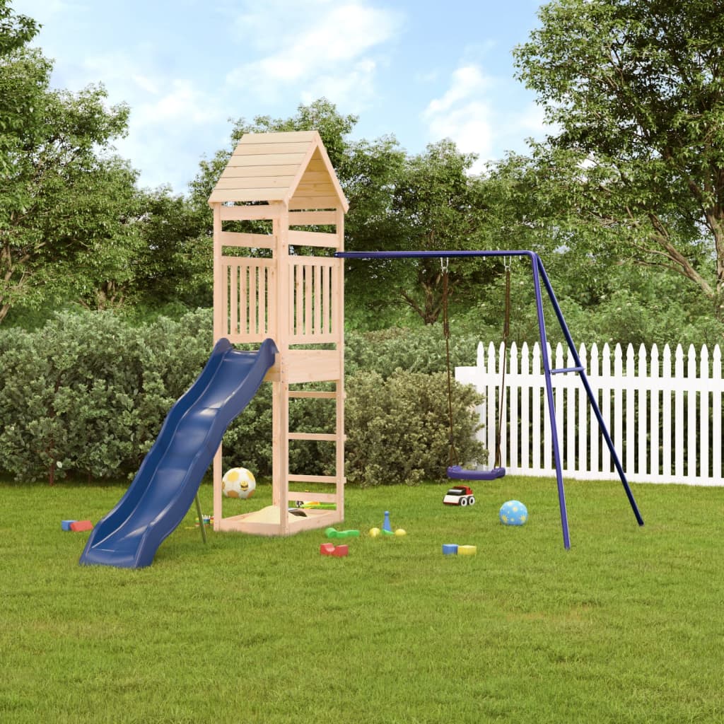 VidaXL Playhouse en bois de pin massif