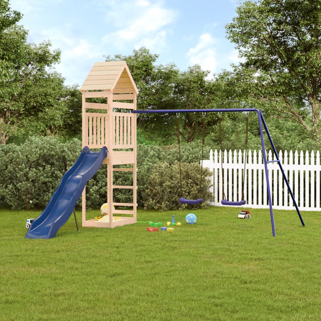 VidaXL Playhouse en bois de pin massif