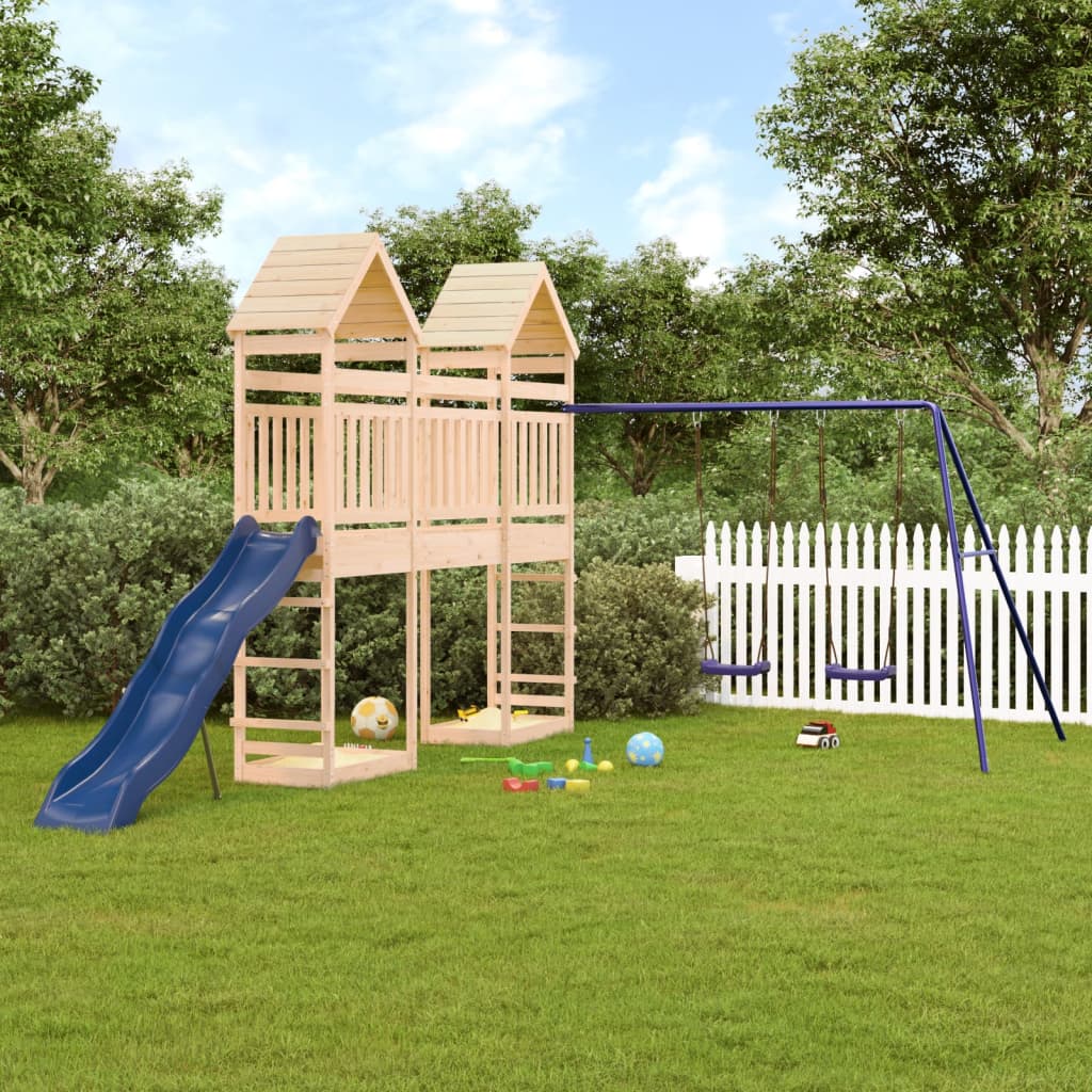 VidaXL Playhouse en bois de pin massif