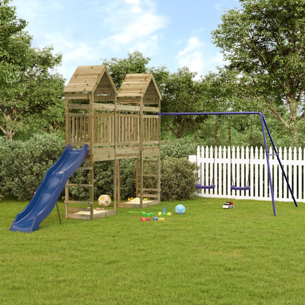 VidaXL Playhouse bois de pin imprégné