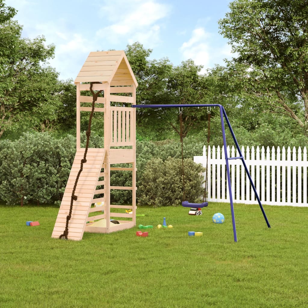 VidaXL Playhouse en bois de pin massif
